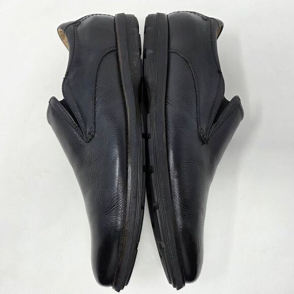 AMERICAN CLASSICS BY DE LA RENTIS SHOES MENS 13 M COMFORT LOAFER BLACK LEATHER